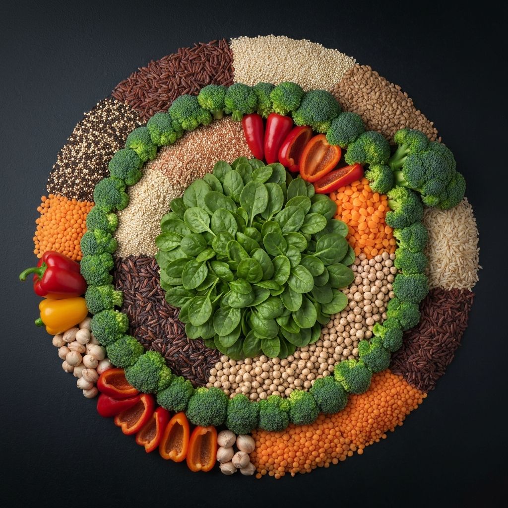 Featured articles circular food arrangement